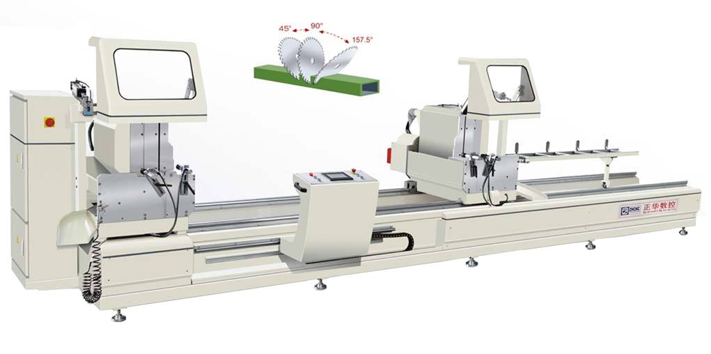 Arbitrary-angle CNC Double head Cutting Saw