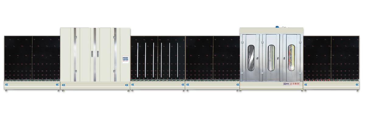 槽铝式中空玻璃自动平压生产线